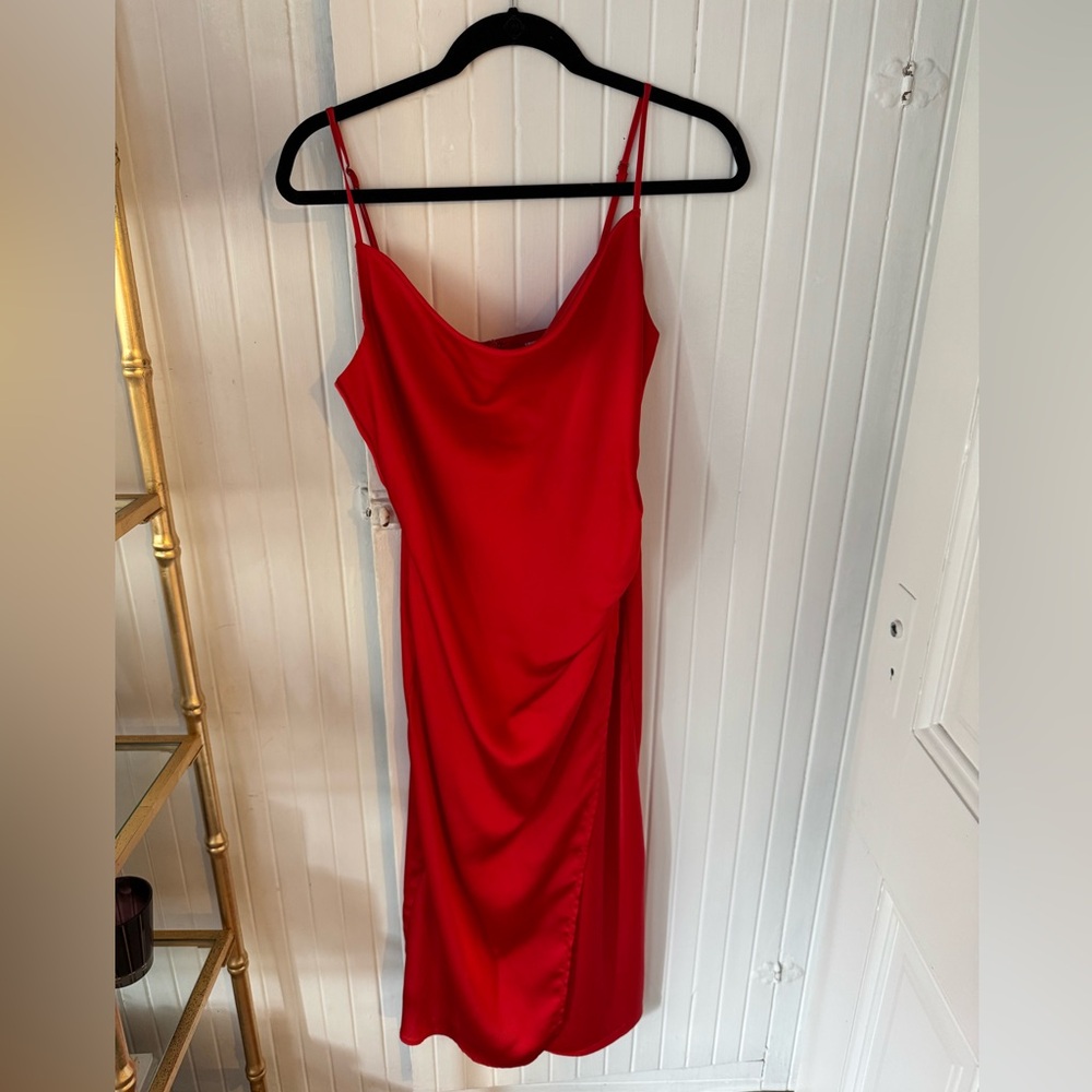 Isalis Sofia Silky Slip Dress